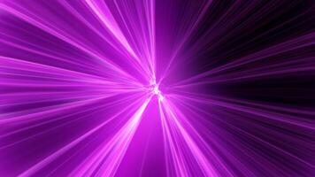 Purple energy magic high-speed high-tech light digital tunnel frame of futuristic light rays energy lines. Abstract background. Video in high quality 4k, motion design