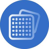 Pattern Gradient Line Circle Icon vector