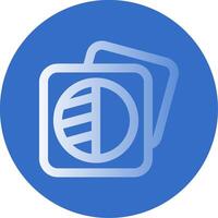 Image shadows Gradient Line Circle Icon vector