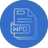 Wpd Gradient Line Circle Icon vector