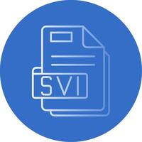 Svi Gradient Line Circle Icon vector