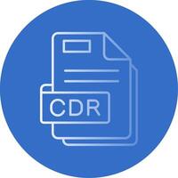 Cdr Gradient Line Circle Icon vector