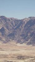 A view of a mountain range in the desert video