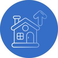 Property Gradient Line Circle Icon vector