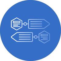 infografía elementos degradado línea circulo icono vector