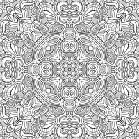 Abstract vector ethnic sketchy background