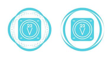 Vanadium Vector Icon
