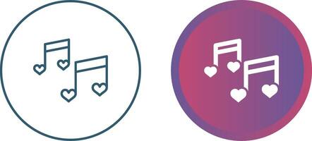 Romantic music Vector Icon