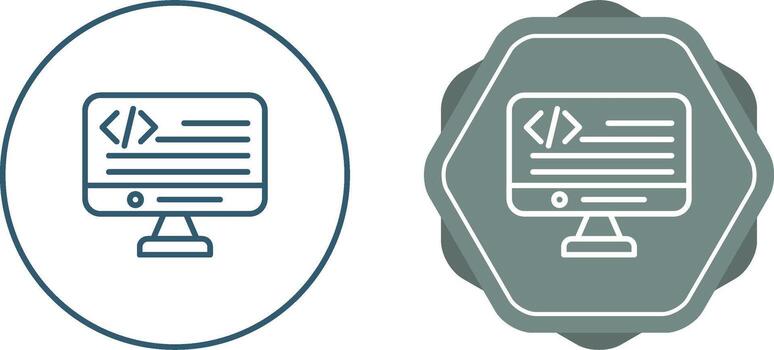 icono de vector de lenguaje de programación