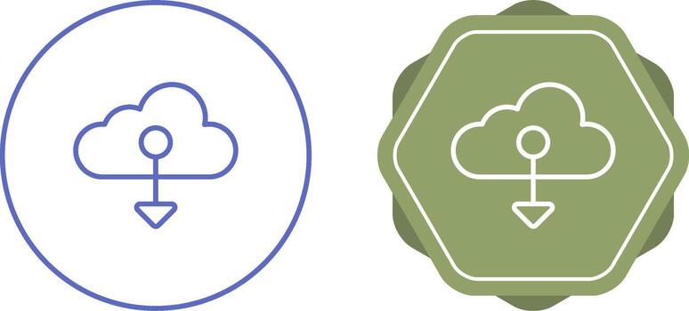 Cloud Native Vector Icon
