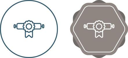 Certificate Vector Icon