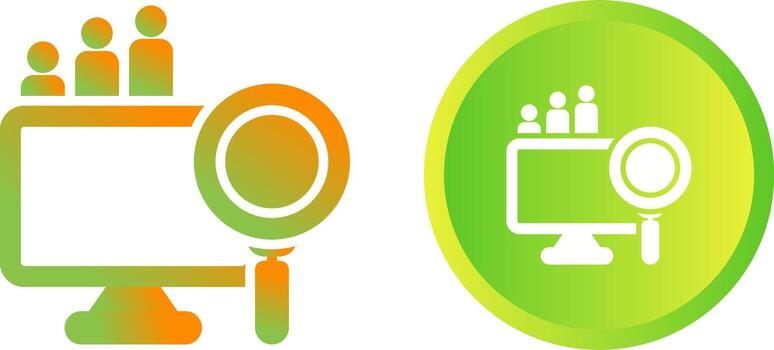 Big Data Analytics Vector Icon