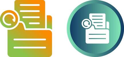 Document Redo Vector Icon