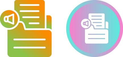 Document Insert Audio Vector Icon