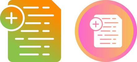 Document Insert Icon Vector Icon