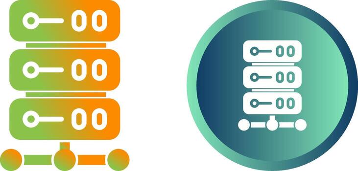 icono de vector de base de datos