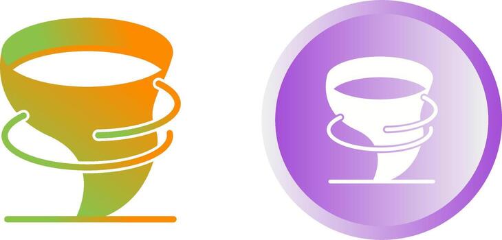 icono de vector de tornado
