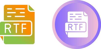 RTF Vector Icon