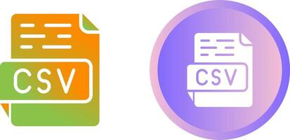 CSV Vector Icon