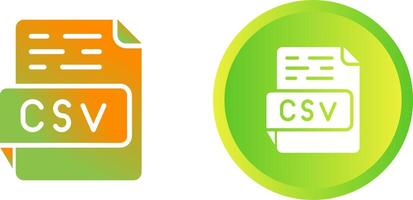 CSV Vector Icon