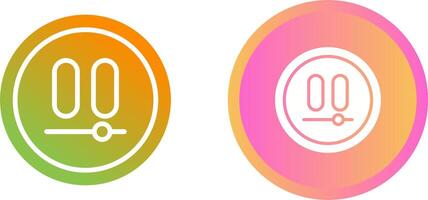 Video Pause Button Vector Icon