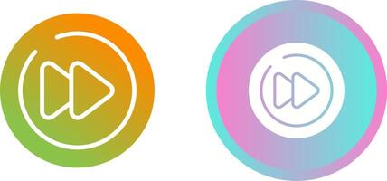 Video Next Track Circle Vector Icon