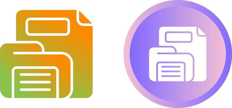 icono de vector de carpeta