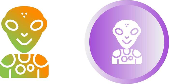 icono de vector alienígena