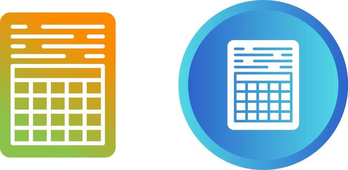 icono de vector de mesa