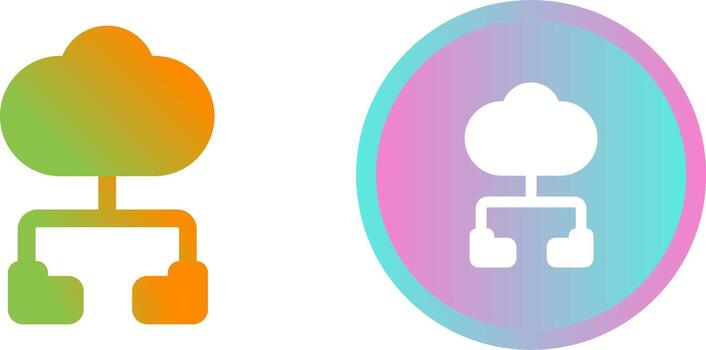 Cloud Computing Vector Icon