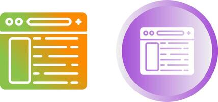 Browser Vector Icon