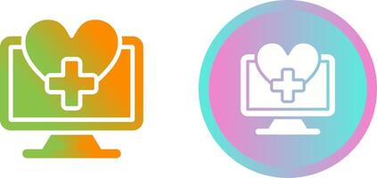 icono de vector de computadora