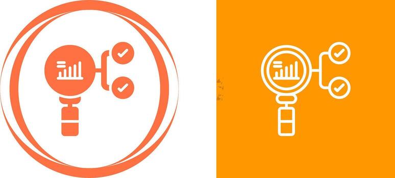 preceptivo analítica vector icono