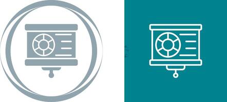 icono de vector de visualización de datos