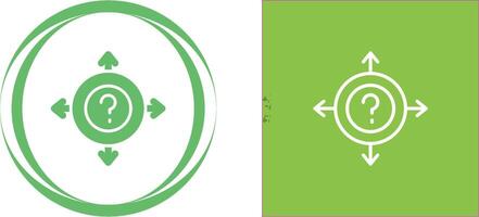 Uncertainty Vector Icon