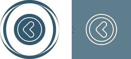 Angle Left Vector Icon