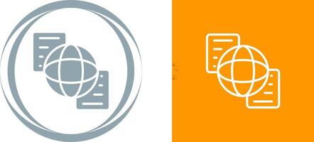 Document Sharing Vector Icon