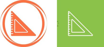 Triangular Ruler Vector Icon