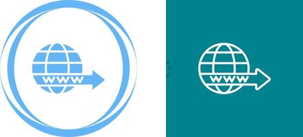 Domain Forwarding Vector Icon