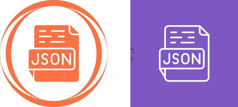 JSON Vector Icon