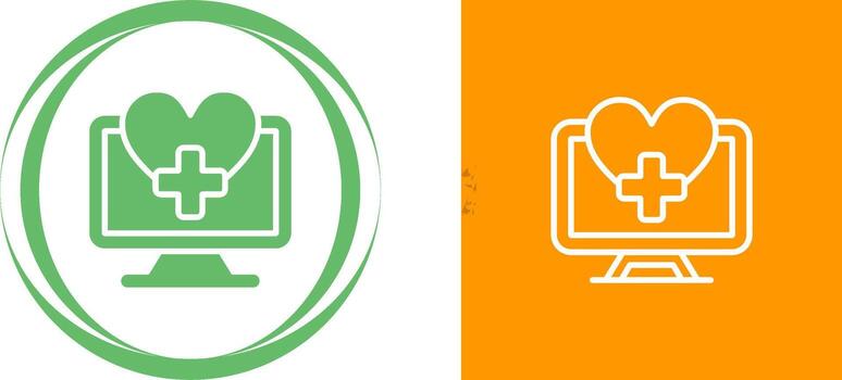 icono de vector de computadora