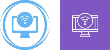 icono de vector de computadora