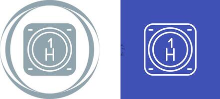 Hydrogen Vector Icon