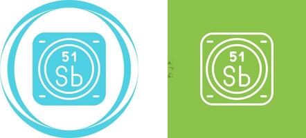 Antimony Vector Icon