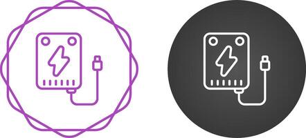 Portable charger Vector Icon