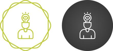 Visual Thinking Vector Icon