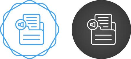Document Insert Audio Vector Icon
