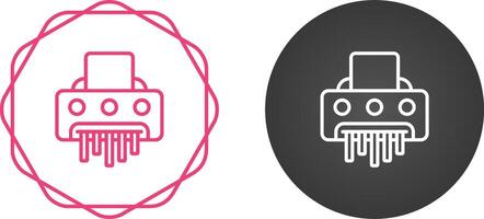 Document Cut Vector Icon