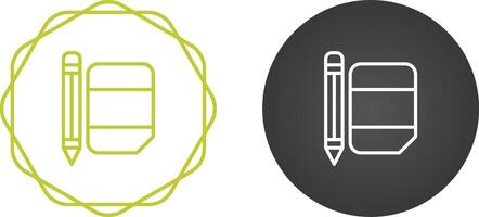 Eraser with pencil Vector Icon