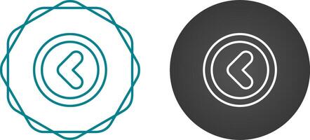 Angle Left Vector Icon